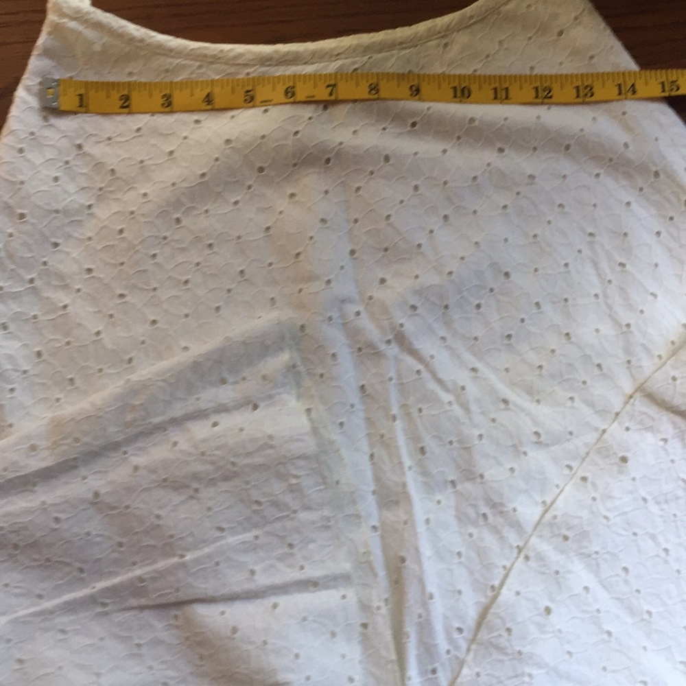 Nine West white 100% cotton skirt - Picture 4 of 6